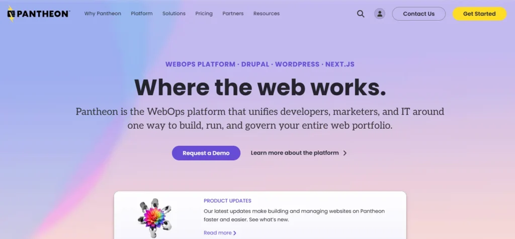 WordPress Enterprise DXP-lösningar: En komplett guide 83 Pantheon WebOps