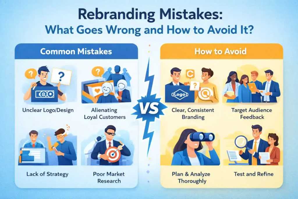 Errori nel rebranding: cosa va storto e come evitarlo? 79 Riprogettazione dell'identità del marchio