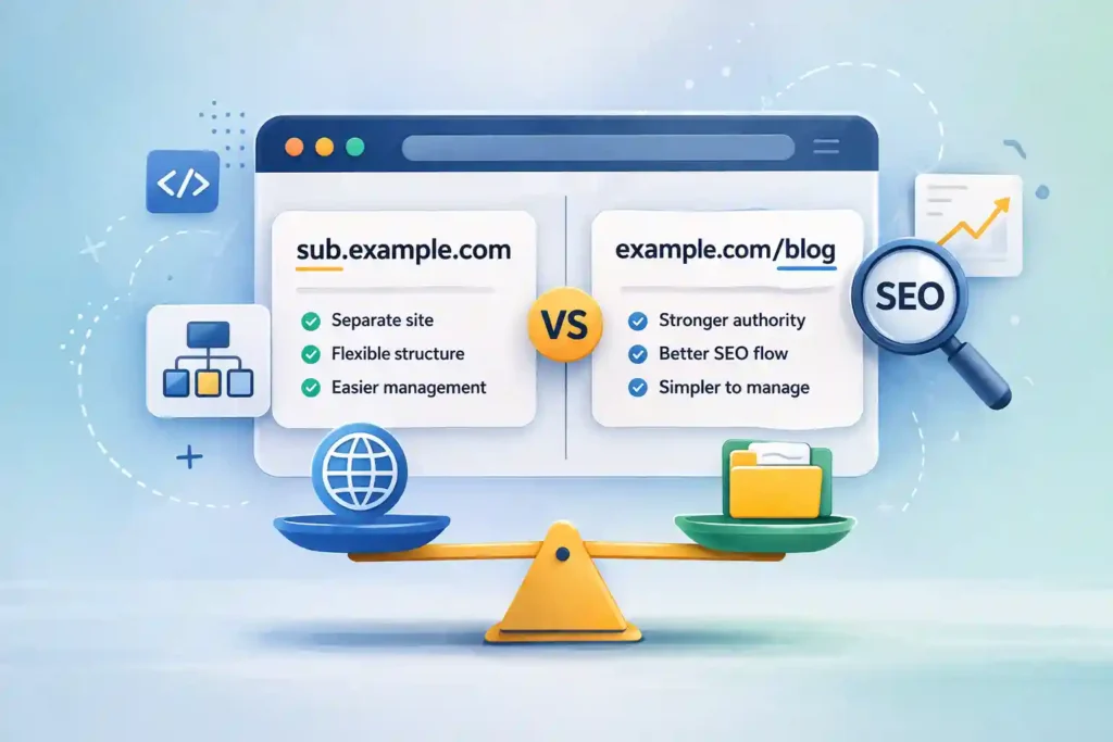 서브도메인 vs 서브디렉토리: SEO에 더 좋은 방법은 무엇일까요? 78 서브도메인과 서브디렉토리의 차이점
