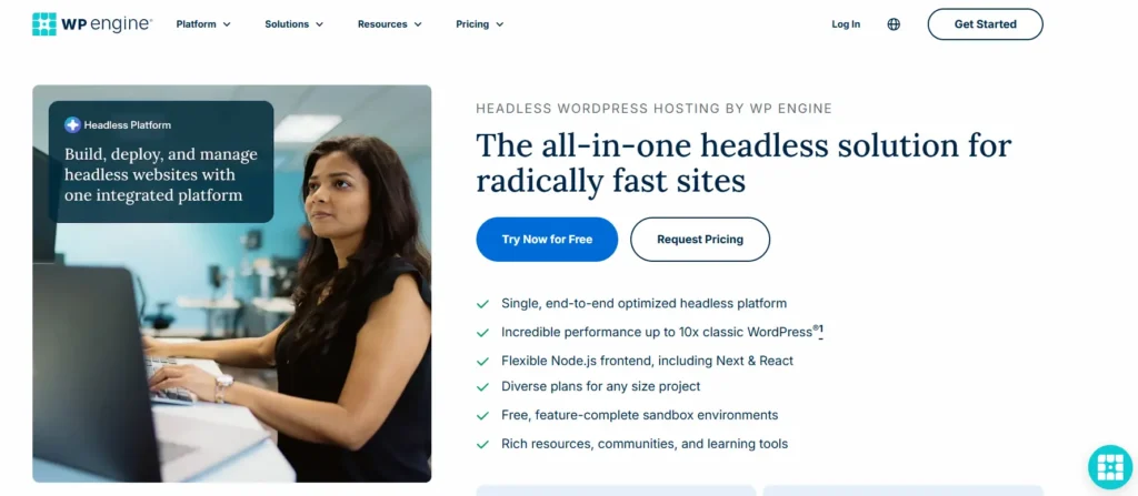 WordPress Enterprise DXP-lösningar: En komplett guide 82 WP Engine headless WordPress-miljö