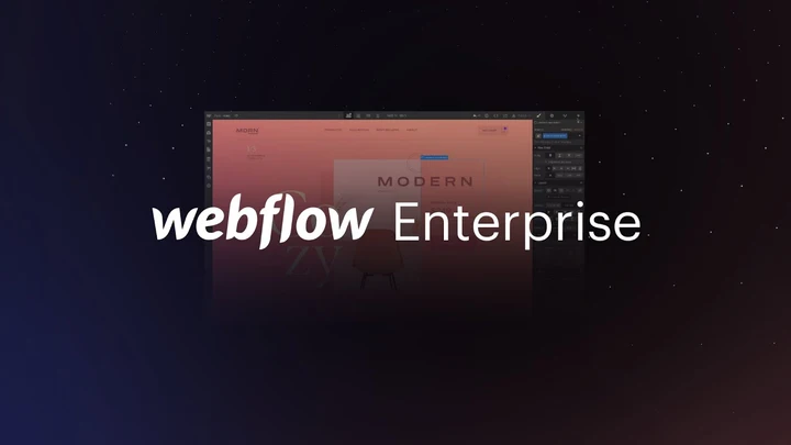 WordPress versus Webflow Enterprise: 5 belangrijke redenen waarom bedrijven voor WordPress kiezen (2026) 78 Webflow Enterprise-overzicht