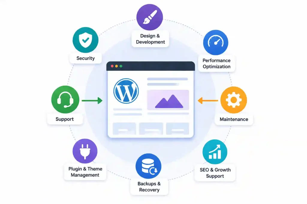 WordPress Support vs Maintenance: What's the Difference? 80 WordPress website Services