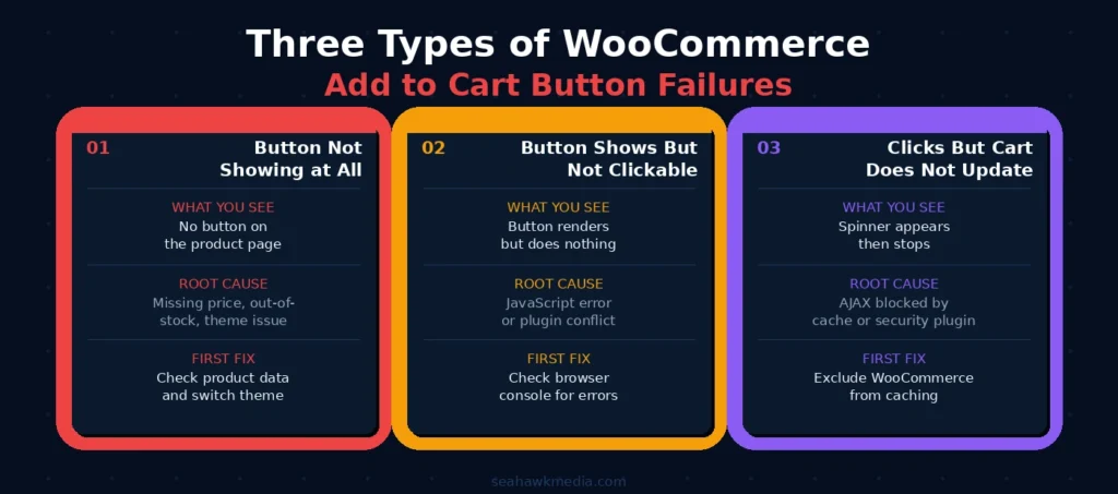 Le bouton « Ajouter au panier » de WooCommerce ne fonctionne pas : comment résoudre le problème ? 79 woocommerce-add-to-cart-failures